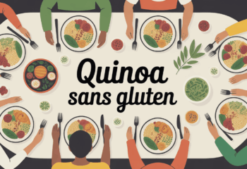Table familiale quinoa sans gluten partagé