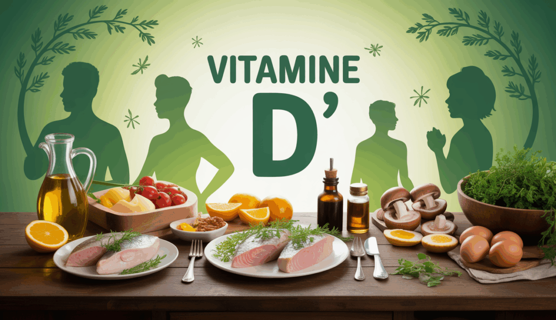 aliments vitamine D soleil