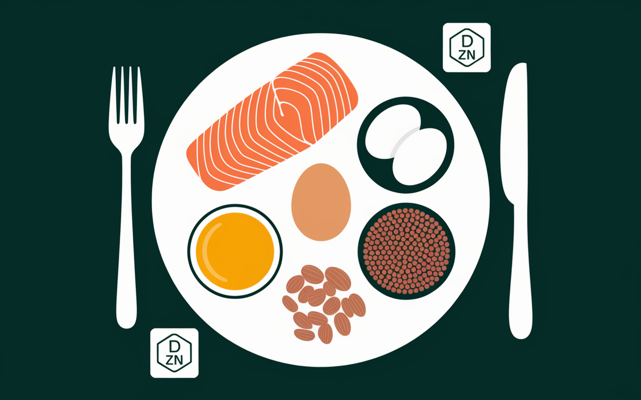 vitamine d zinc aliments anti carences