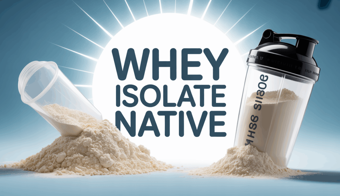 poudre whey isolate native et shaker sport