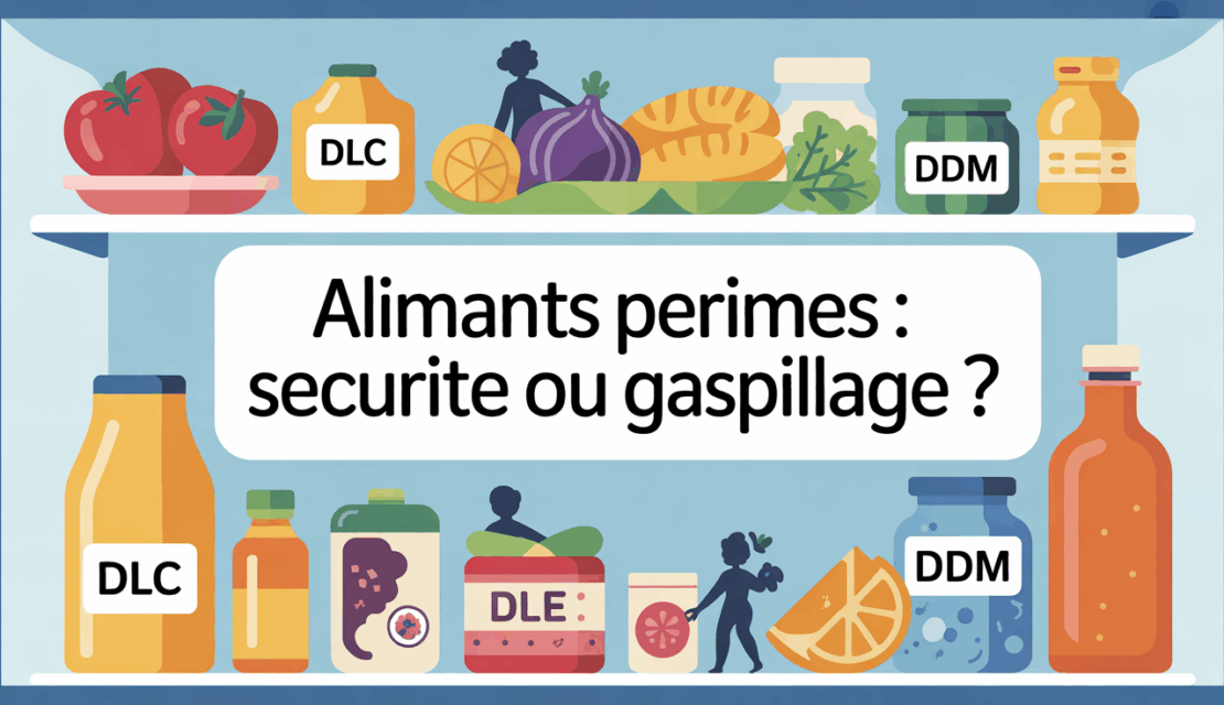 Réfrigérateur DLC DDM aliment sécurité gaspillage