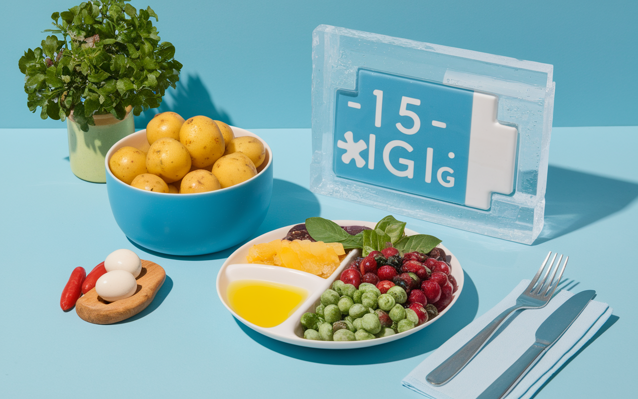 Réduire IG pomme de terre astuce salade froide