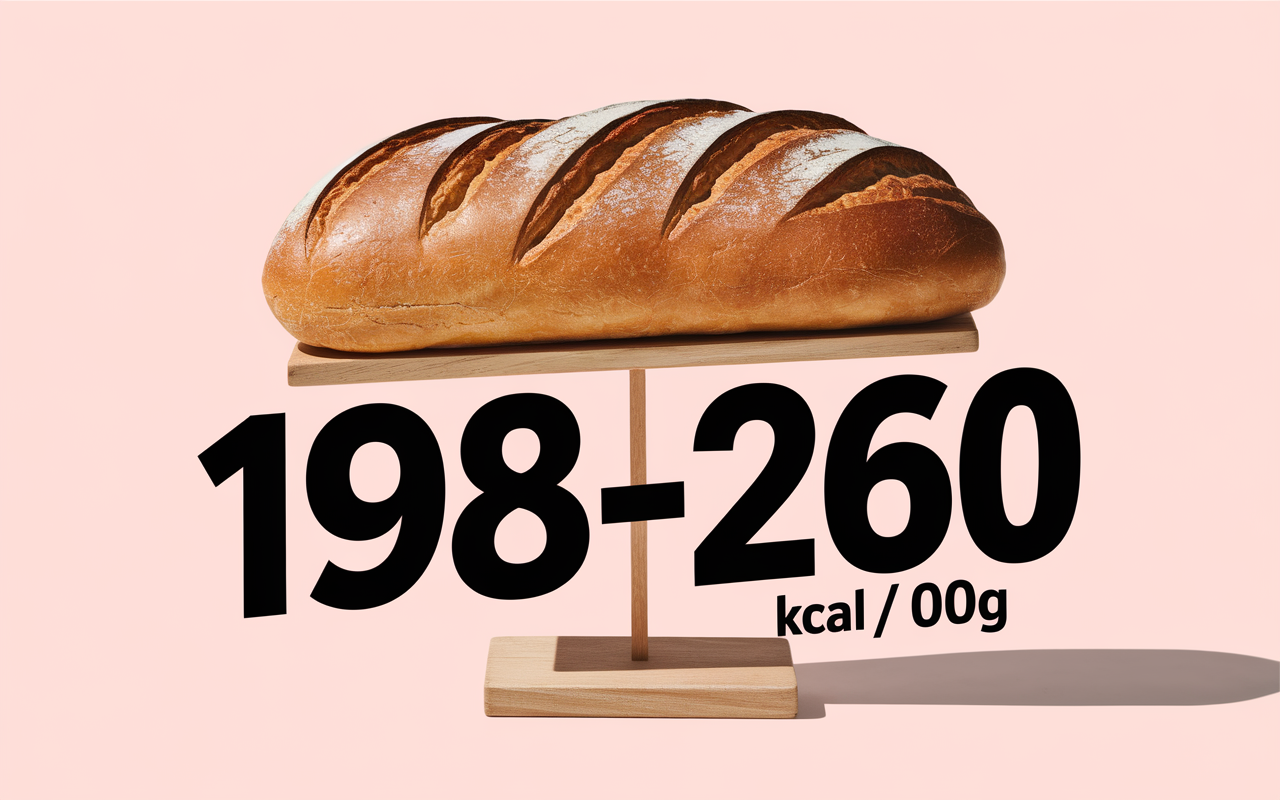 Pain de seigle et calories par tranche