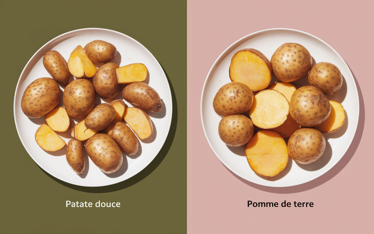 comparatif calories patate douce pomme de terre