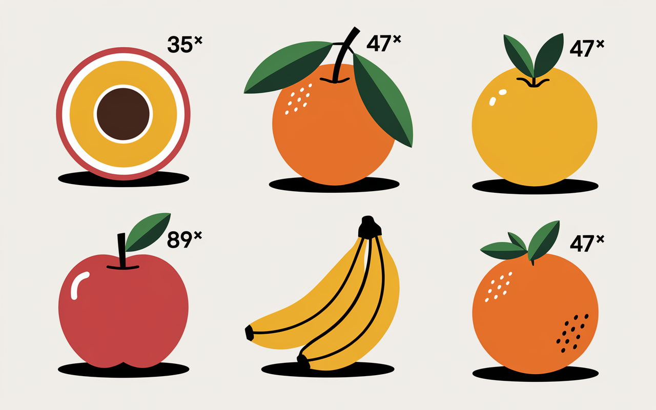 Calories pamplemousse fruits hiver tableau