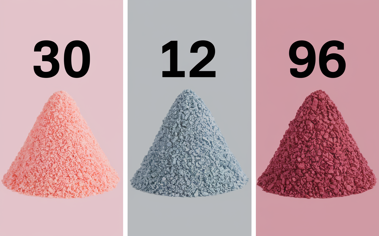 tableau chiffres sel rose himalaya sel iode sel marin