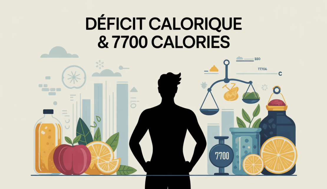 Silhouette balance, deficit calorique, 7700 calories