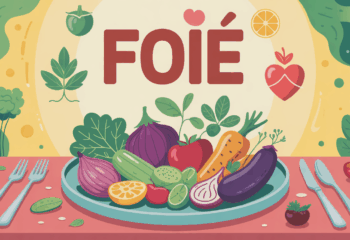 assiette aliments sains pour foie