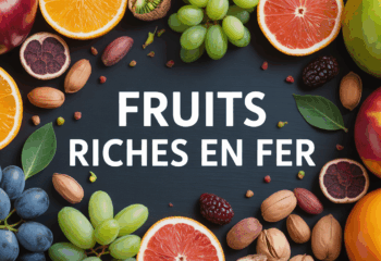 Table de fruits secs, baies et noix de cajou riche en fer