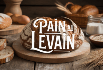 pain au levain artisanal tranches table familiale farine épis blé