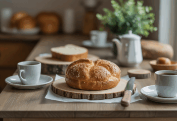 Pain de seigle tranche petit dejeuner sain