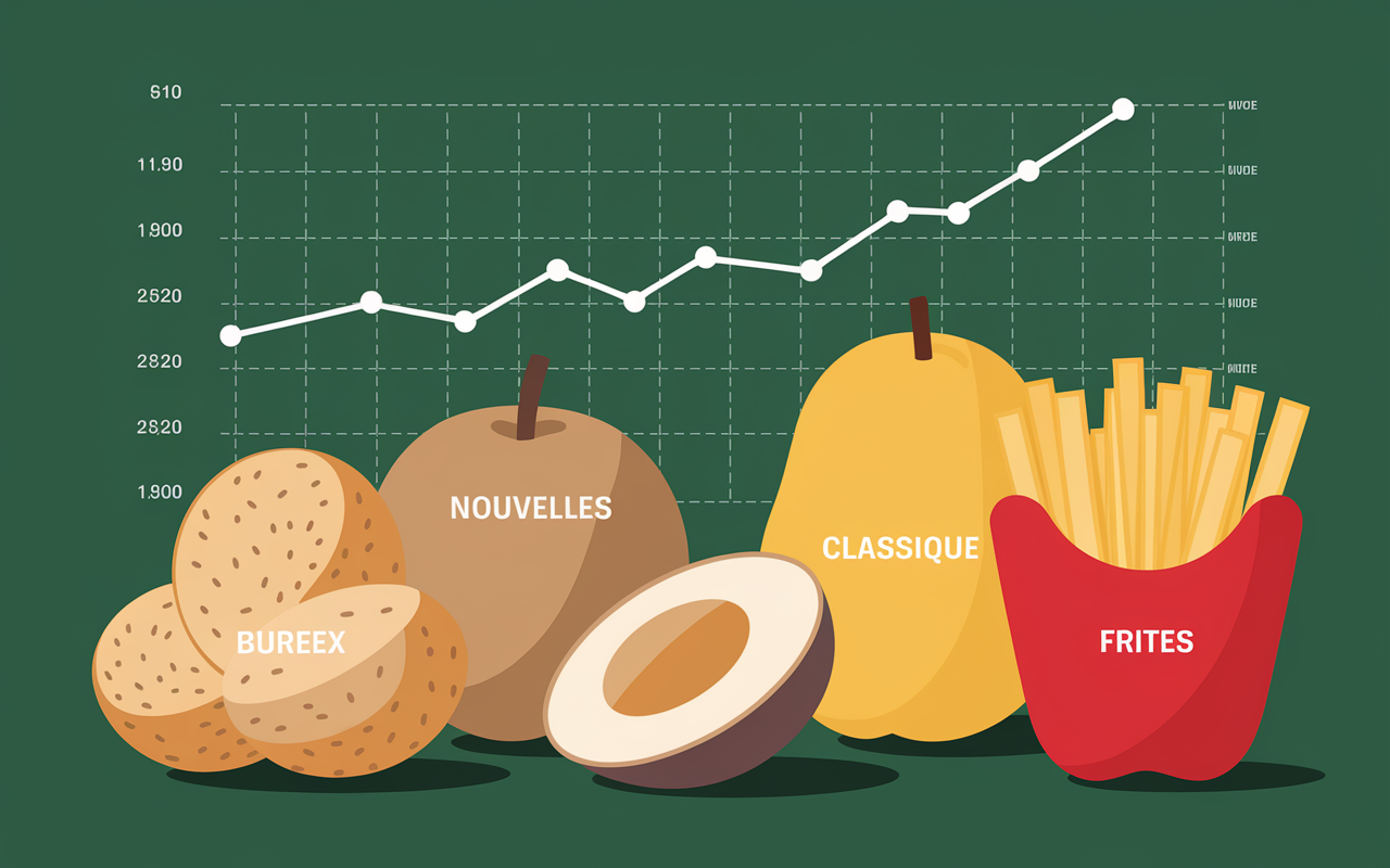 Variétés pommes de terre et index glycémique affiché