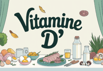 Scène de table avec aliments riches en vitamine D