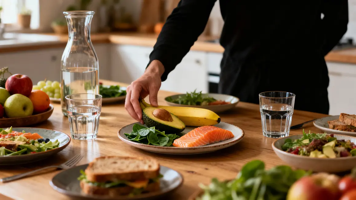 plat healthy banane avocat epinards pour visage moins gonfle