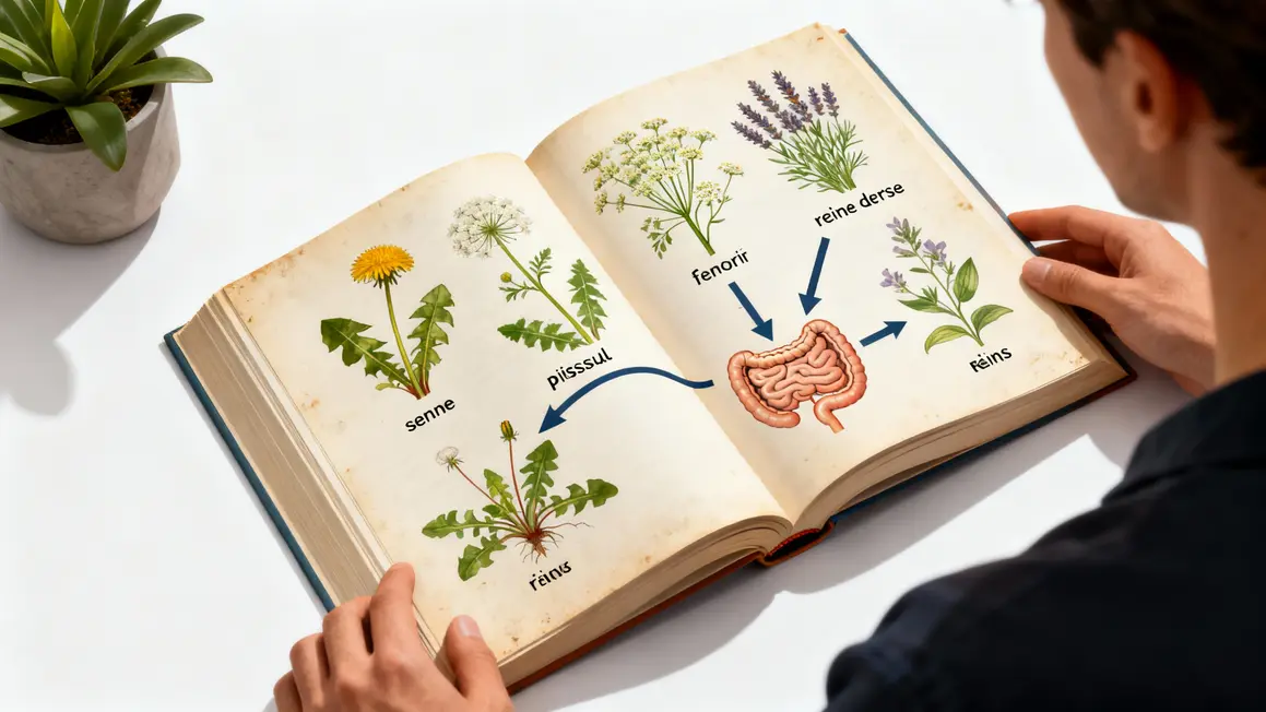 schema plantes laxatives et diuretiques pour perte de poids