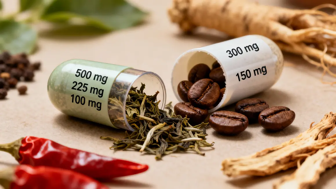 PhenGold ingredients naturels, capsules, dosages, the vert cafeine