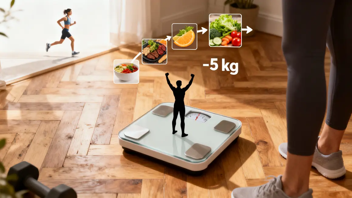 balance graphique energetique perte de 5 kg