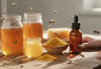 photo produits ruche miel pollen gelée royale propolis apitherapie