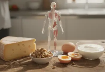 image aliments riches en vitamine K2 autour d'articulations
