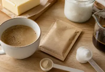 Keto coffee MCT, collagène, sans sucre en cétose
