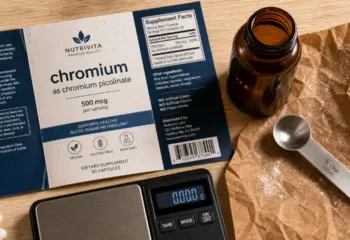 Chromium as chromium picolinate : absorption et précautions