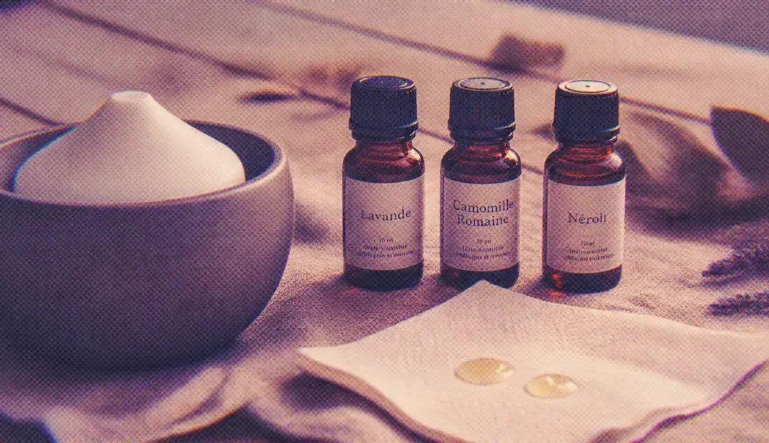 Quelle huile essentielle pour le stress et l'anxiété : lavande, camomille romaine, néroli