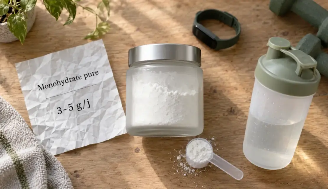 Quelle est la meilleure creatine : créatine monohydrate 3-5 g/j en poudre